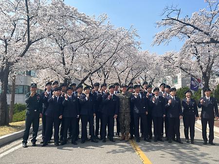 2023년 학군단 벚꽃  이미지